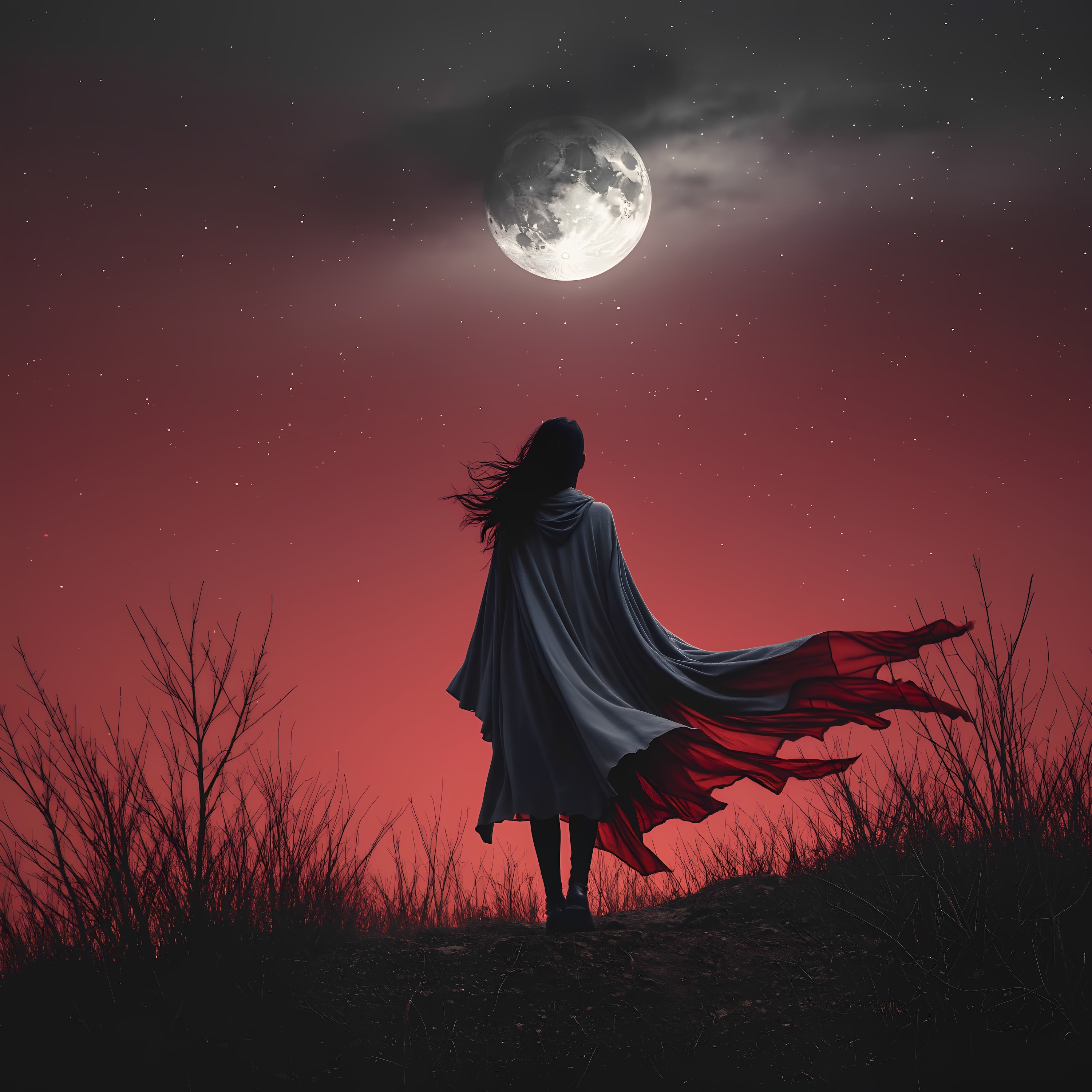 Crimson and the stars (Emo edition)