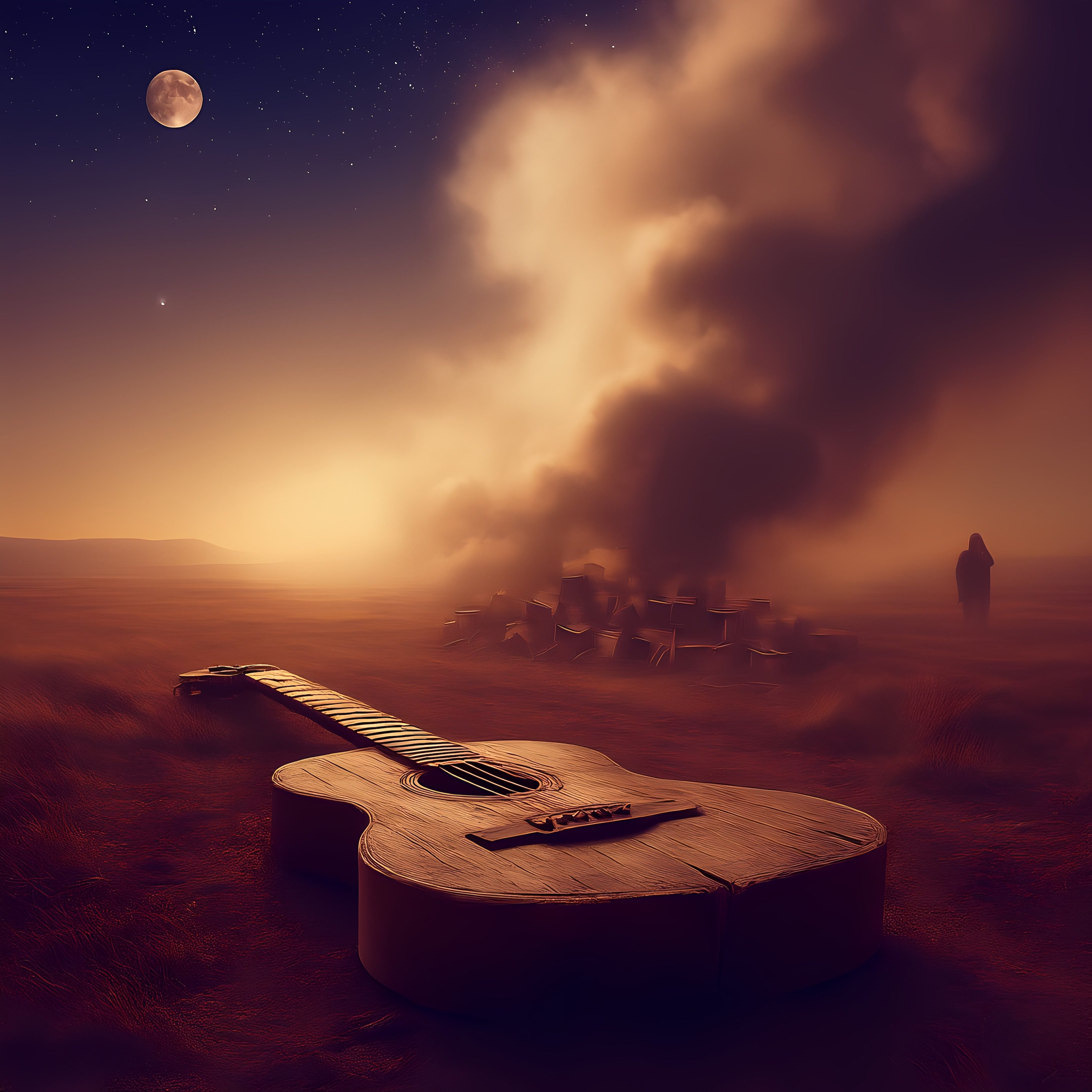 Crimson and the stars